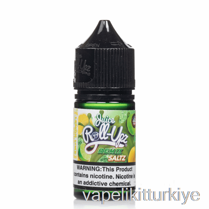 Vape Likit Limon Limon Soda - Meyve Suyu Roll Upz Remix Tuzları - 30ml 25mg
